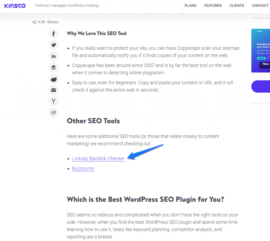 Linkody resource link building