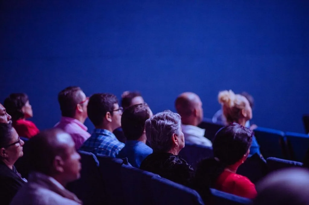 People attending a presentation